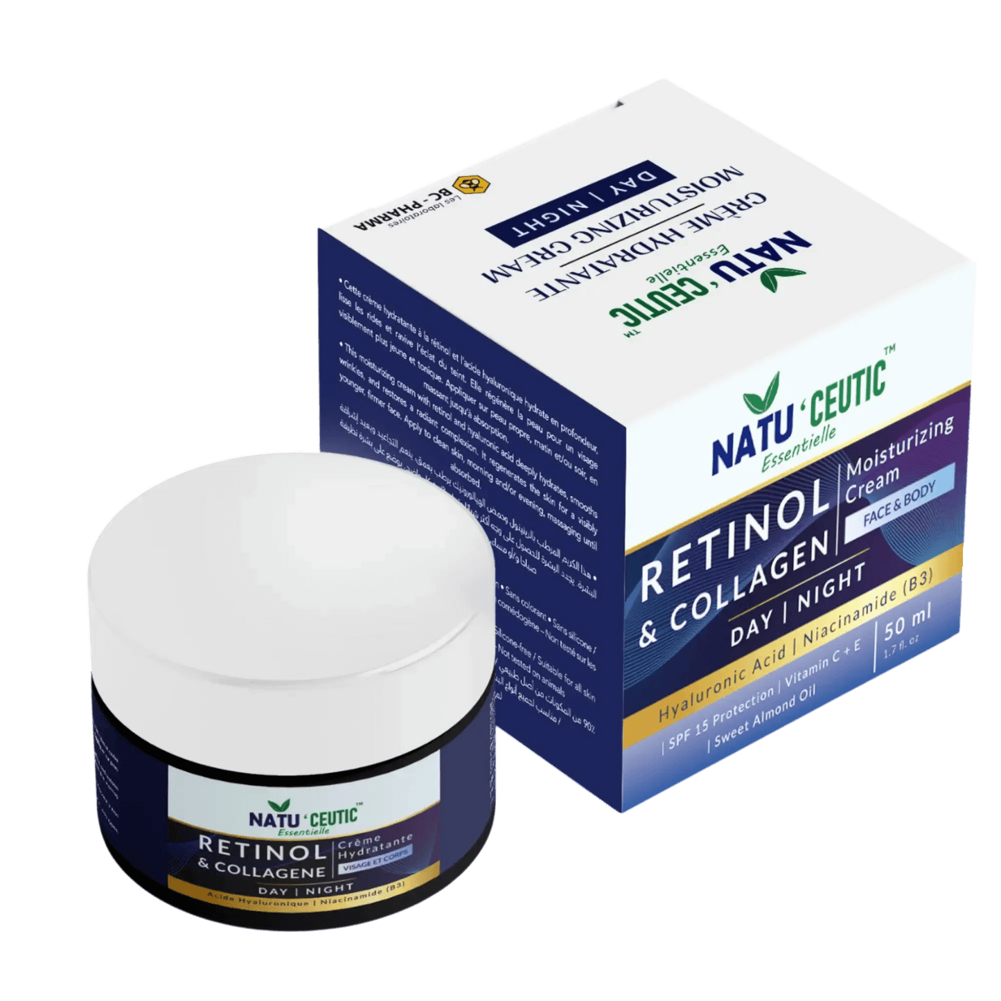 Crème Hydratante au Rétinol & Collagène Natuceutic