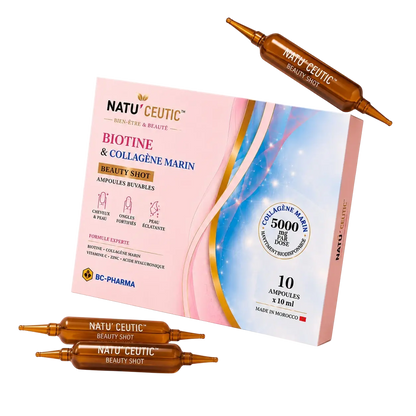 Beauty shot - Ampoule Biotique & Collagène Marin Natuceutic