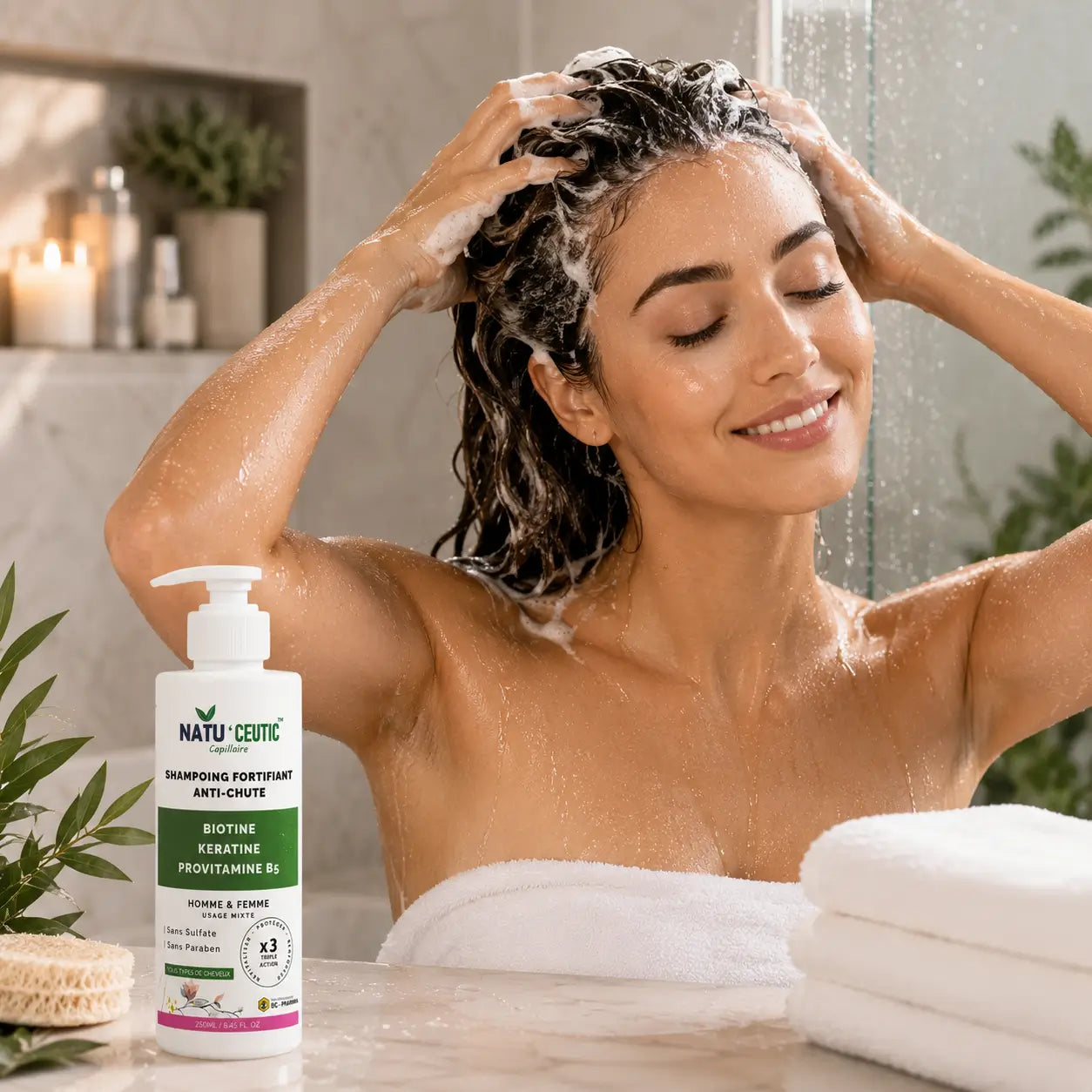 SHAMPOOING FORTIFIANT ANTI-CHUTE Natuceutic