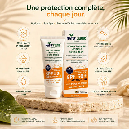 ECRAN SOLAIRE INVISIBLE SPF 50+ Natuceutic